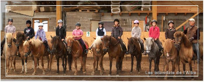 Départ pour une balade à cheval