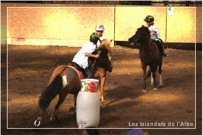 Spectacle équestre des enfants de 8 à 12 ans