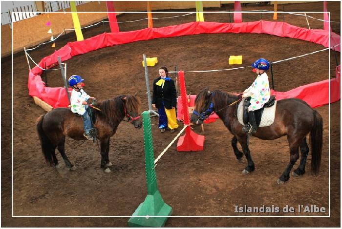 Rémi dresse son cheval devant le miroir